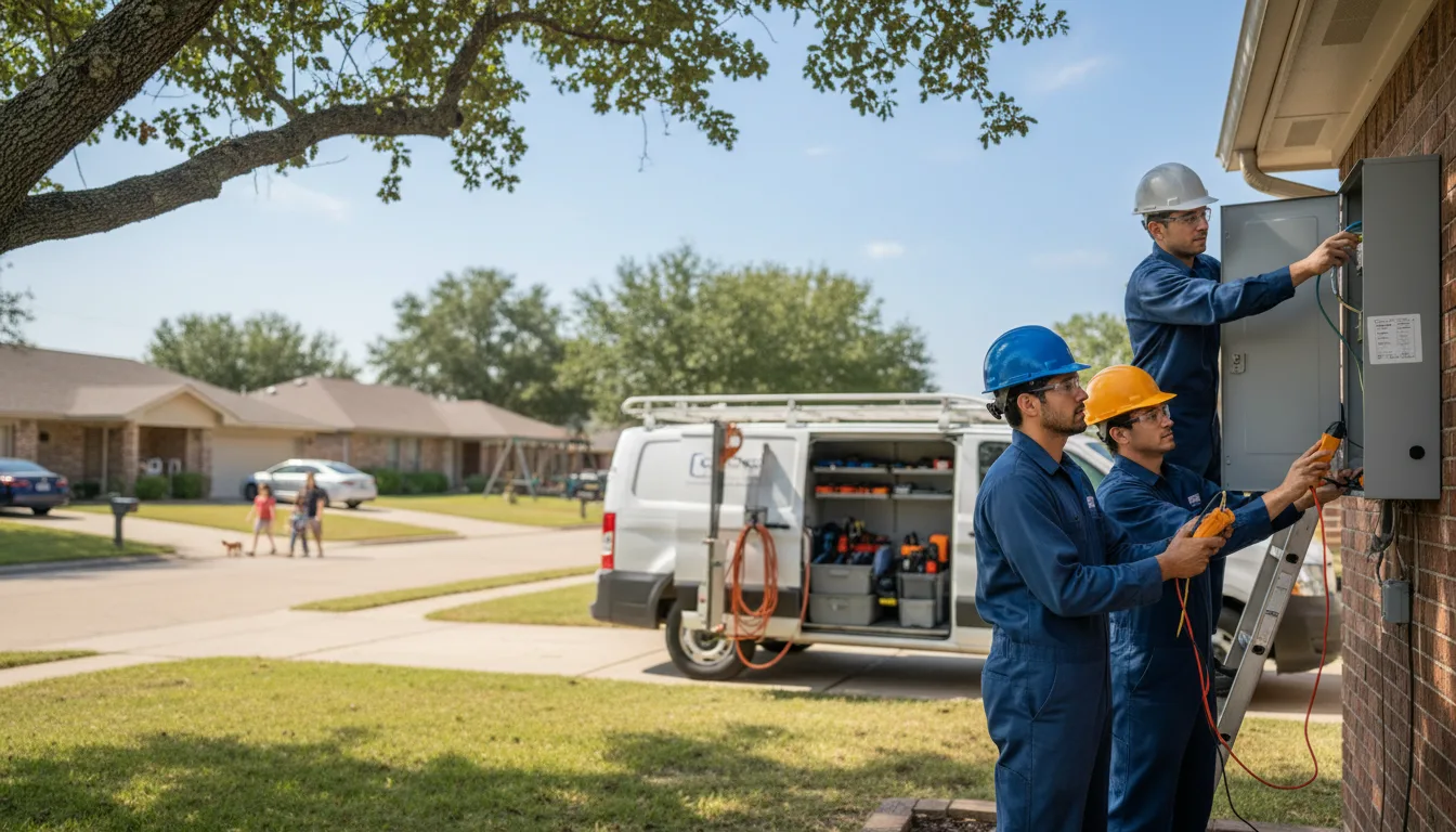 Certified electrician providing emergency electrical services in Turton, SD